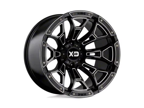 Xd Jeep Gladiator Boneyard Gloss Black Milled Wheel 20x10