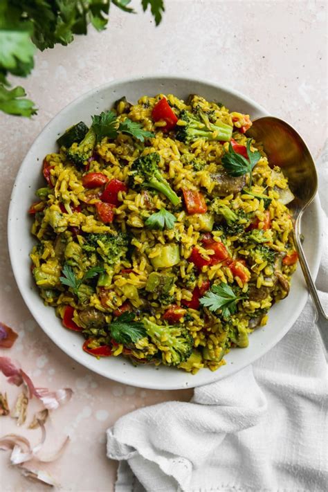 Creamy Coconut Curry Rice With Vegetables Walder Wellness RD