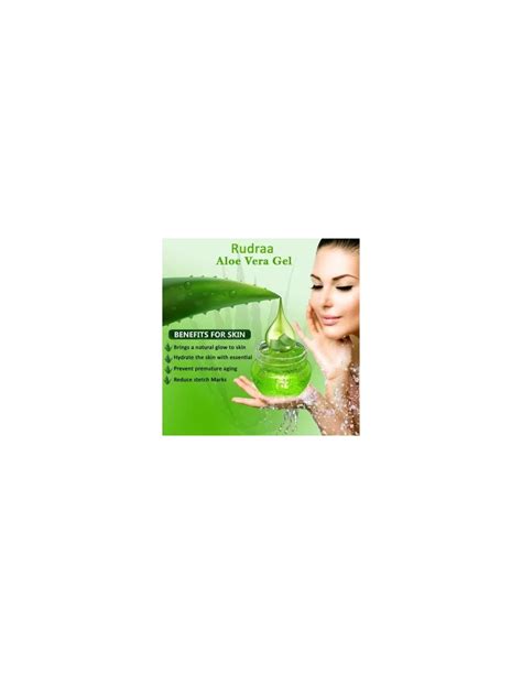 Rudraa Aloe Vera Pure Natural Gel From Pure Aloe Vera Plant With