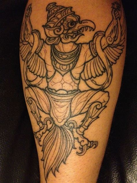 Garuda tattoo done by Bird Birdsong at Searchlight Tattoos, Centreville ...