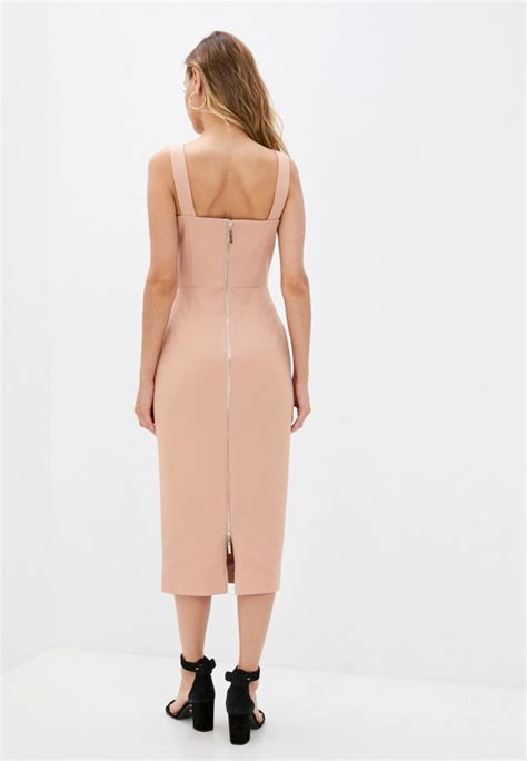 Платье Rich Naked Lia midi dress цвет бежевый MP002XW0742H купить в интернет магазине Lamoda