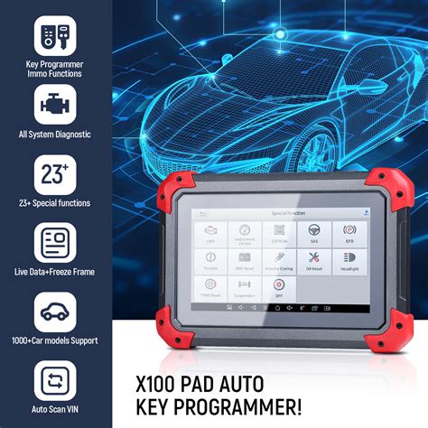 Xtool X X Pad Tablet Key Programmer With Eeprom Adapter Support