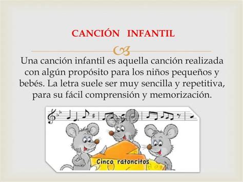 Canciones Infantiles Ppt