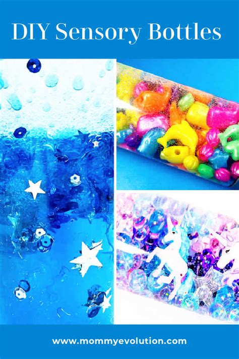 Diy Sensory Bottles Mommy Evolution