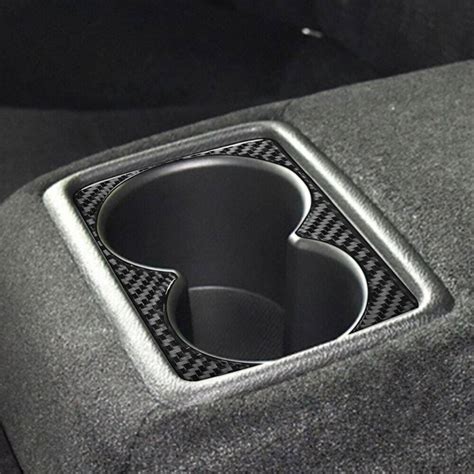 For Honda Accord Carbon Fiber Inner Rear Water Cup Holder