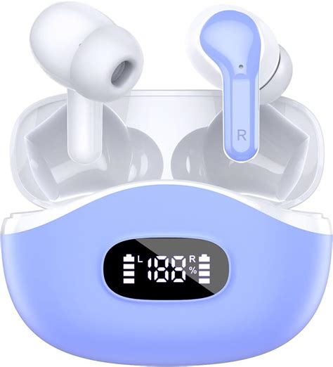 Aotonok Wireless Earbud Bluetooth 53 Headphones Stereo Bass In Ear 40h Wireless