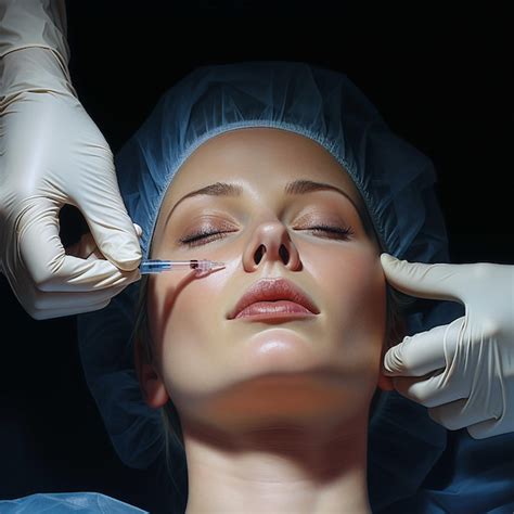 Premium Ai Image Beautiful Young Woman Receiving Botox Injection In Her Face Cosmetology And