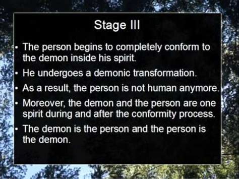 The Stages of Demonic Possession - YouTube