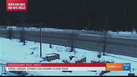 All Lanes Of I 90 Reopened Over Snoqualmie Pass