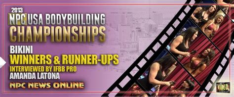2013 NPC USA Championships Interviews With The Bikini Winners And