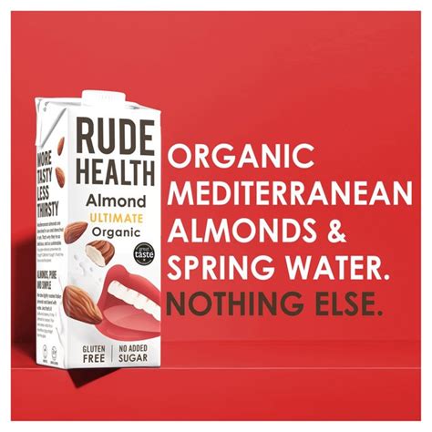 Rude Health Organic Ultimate Almond Longlife Ocado