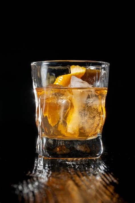 Negroni Classic Cocktail and Gin Short Drink with Sweet Vermouth, Red ...