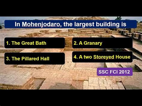 Part Mohenjo Daro History Great Granary Of Harappan Civilization