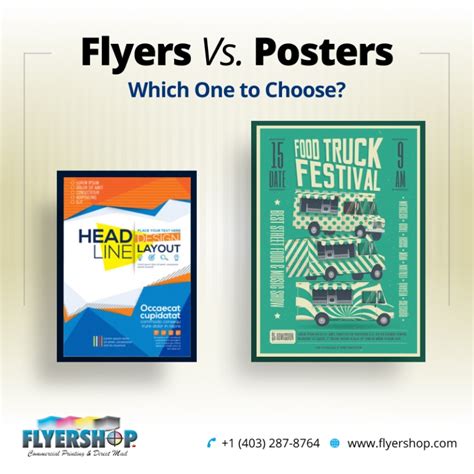 Flyers Vs. Posters: Which One Should You Choose – FlyerShop