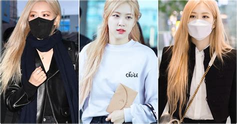 10 Times Blackpinks Rosé Transformed The Airport Into Her Personal