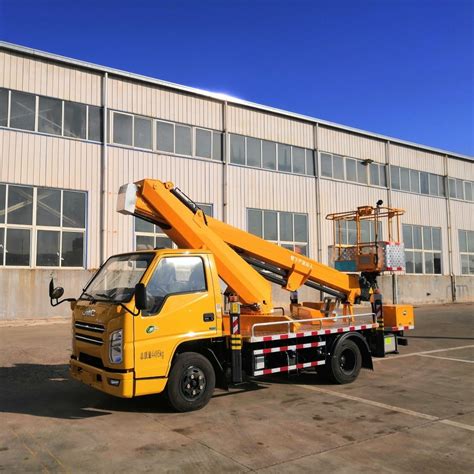 Jiuhe Hydraulic Aerial Lift Bucket Truck Self Propelled Articulated