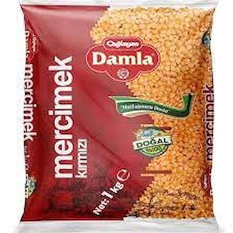 DAMLA KIRMIZI MERCİMEK 1 KG Fiyatları ve Modelleri Pazarama