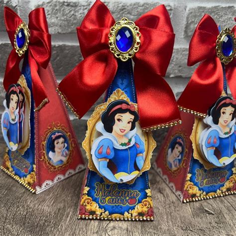 Caixa Pirâmide Branca de Neve Elo7 Produtos Especiais