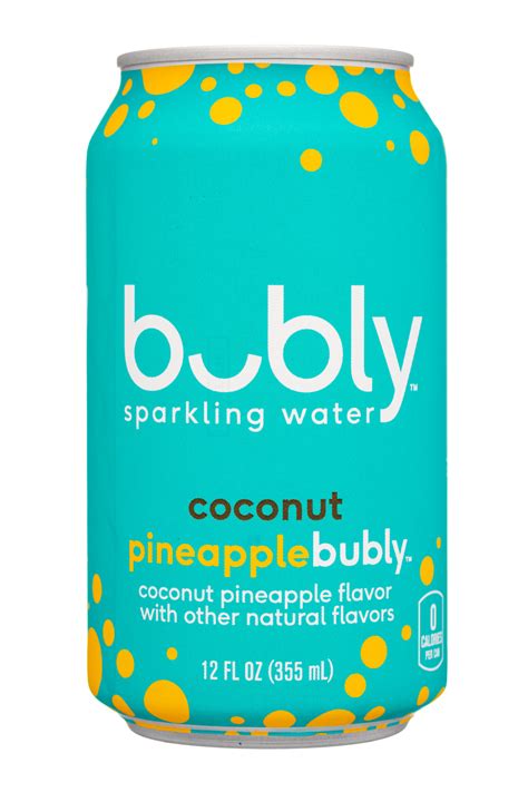 Coconut Pineapple Bubly Bubly Sparkling Water Product