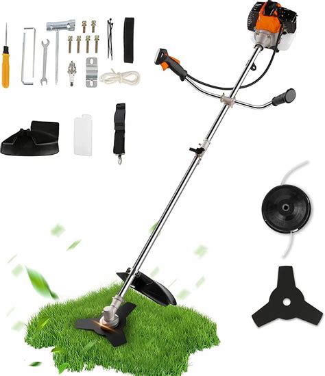 Amazon 42 7CC Weed Wacker Gas Powered 2 Cycle Brush Cutter 2 In 1