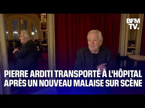 Pierre Arditi Transport L H Pital En Urgence Absolue Apr S Un