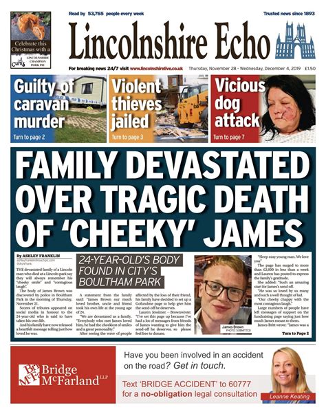 Lincolnshire Echo 2019 11 28