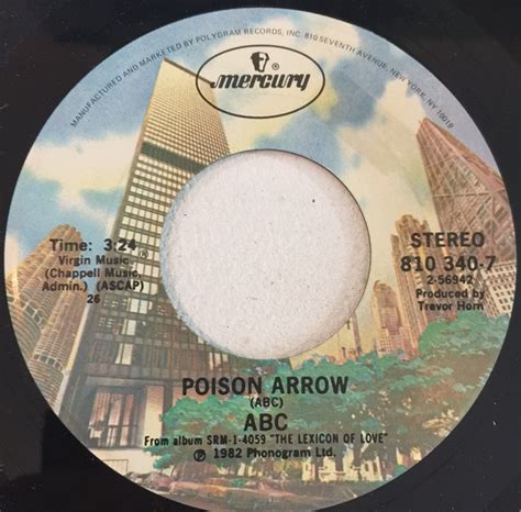 Abc Poison Arrow Tears Are Not Enough 1982 26 Vinyl Discogs