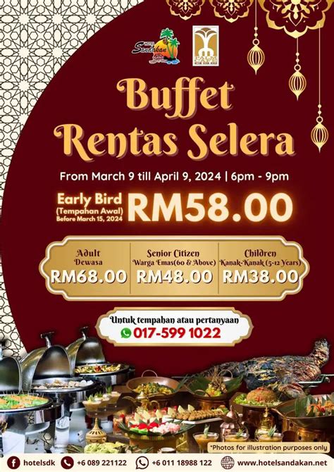 20 Destinasi Buffet Ramadhan Sekitar Sabah 2024 Terkini Sajimy