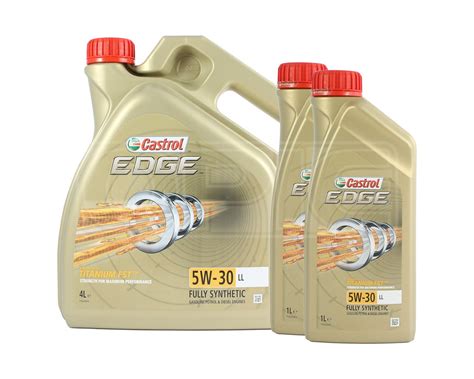 Castrol Edge Titanium 5w 30 LL FST Fully Synthetic Car Engine Oil 6