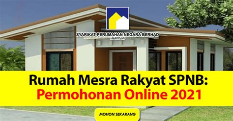 Permohonan Rumah Mesra Rakyat 2021 Permohonan Rumah Mesra Rakyat