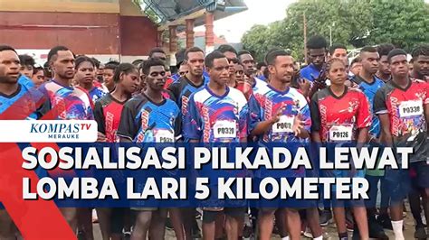 Sosialisasi Pilkada Lewat Lomba Lari Kilometer Youtube