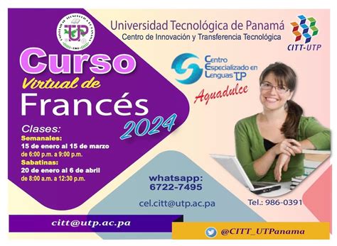 Curso Virtual De Francés 2024 Centro De Innovación Y Transferencia