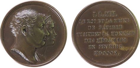 Medaille 1810 Bronze Maximilian I Joseph 1806 1825 Auf Den Besuch