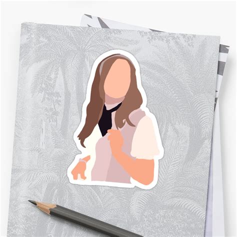 Blair Waldorf Sticker By Erinsdrawings Redbubble