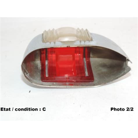 Cabochon Feu Lat Ral Gauche Fanal Marchal G Plastique Chrom