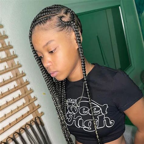 Lemonade Braids With Heart Looks To Replicate With This Braided