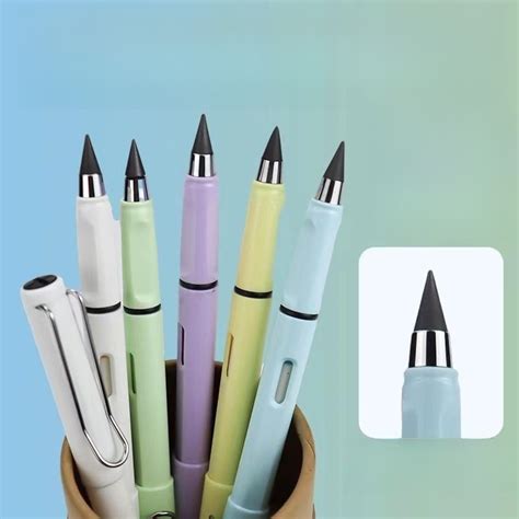 Pcs Eternal Pencil Unlimited Pencil Technology Inkless Metal Pen