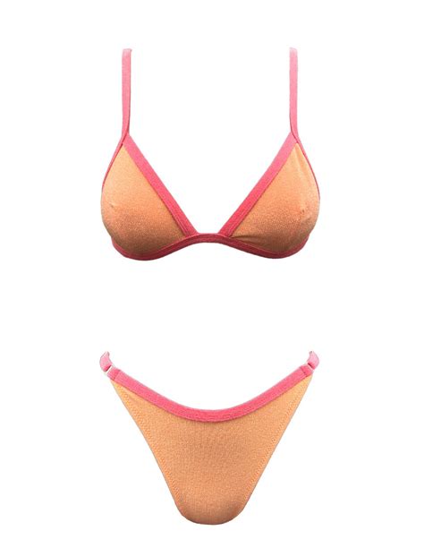 PEACH TRIANGLE BIKINI Emma Swimwear
