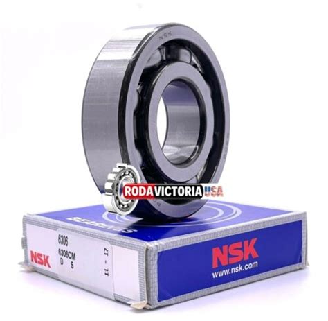 NSK 6306 Deep Groove Ball Bearing Open No Seals 30x72x19 Mm