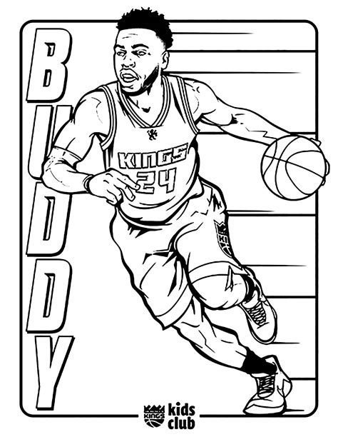 Coloring Pages Of Basketball