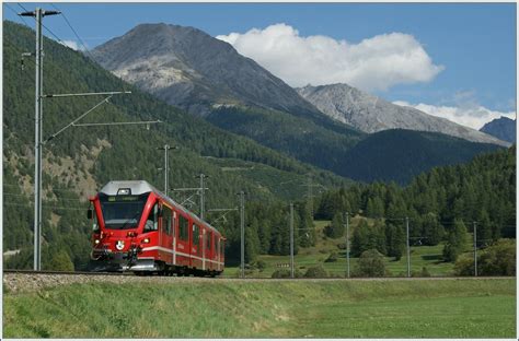 Ein Allegra Als Re St Moritz Landquart Bei Zernez Am Sept