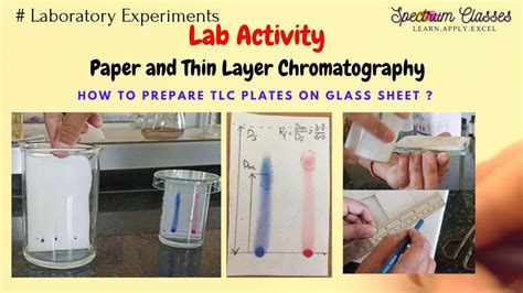 Thin Layer Chromatography Tlc Paper Chromatography Lab Activity How To Prepare Tlc Plates