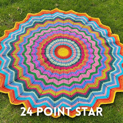 Point Star Blanket Digital Pattern Ophelia Talks Crochet