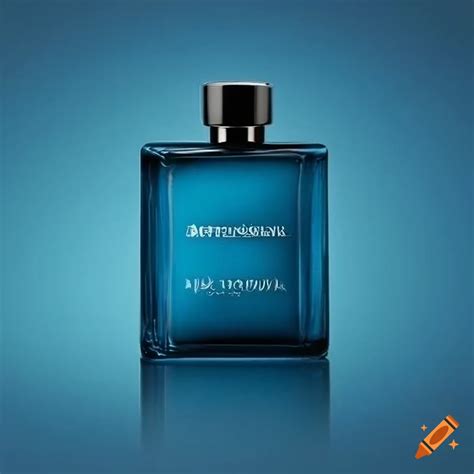 Blue Men S Perfume Packshot On Craiyon