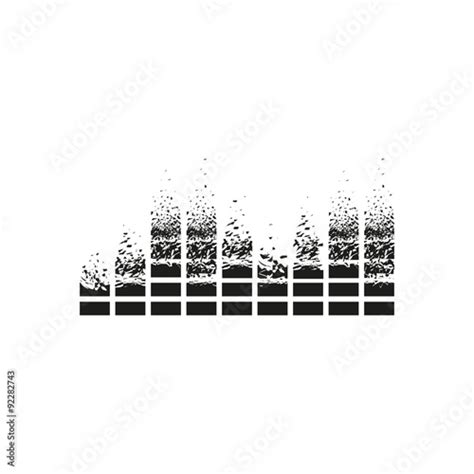 Vector Music Equalizer Logo Stock Vector Adobe Stock