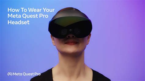 How To Wear Your Meta Quest Pro Headset YouTube