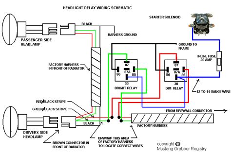 Headlight Relay Wiring Diagrams