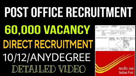 Post Office Job Vacancy Post Office Jobs Tamil Post Office