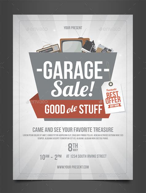 27+ Garage Sale Flyer Templates - Free & Premium Download