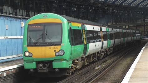 Class 171 171806 4 Car Departs Brighton For Ashford International Youtube